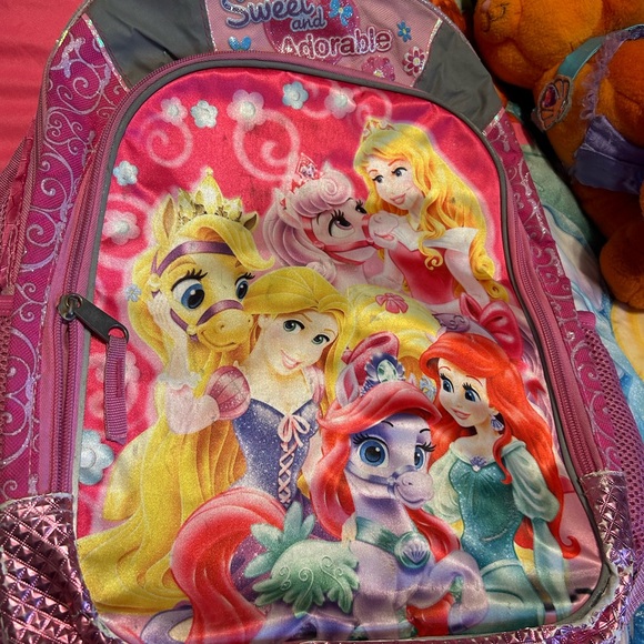 Palace Pets Lot: Treasure Build a Bear, blanket, pillow case, backpack - Picture 4 of 10